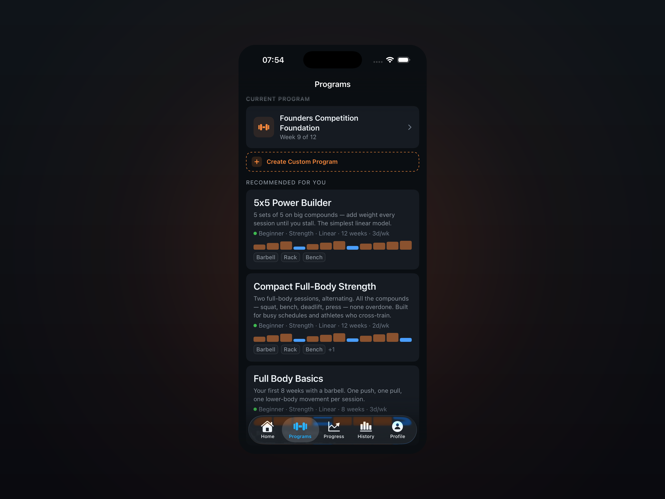 SteelRep: Strength Workout Log screenshot 8