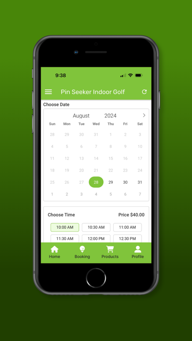 Pin Seeker Indoor Golf iPhone screenshot 1 - Sports app