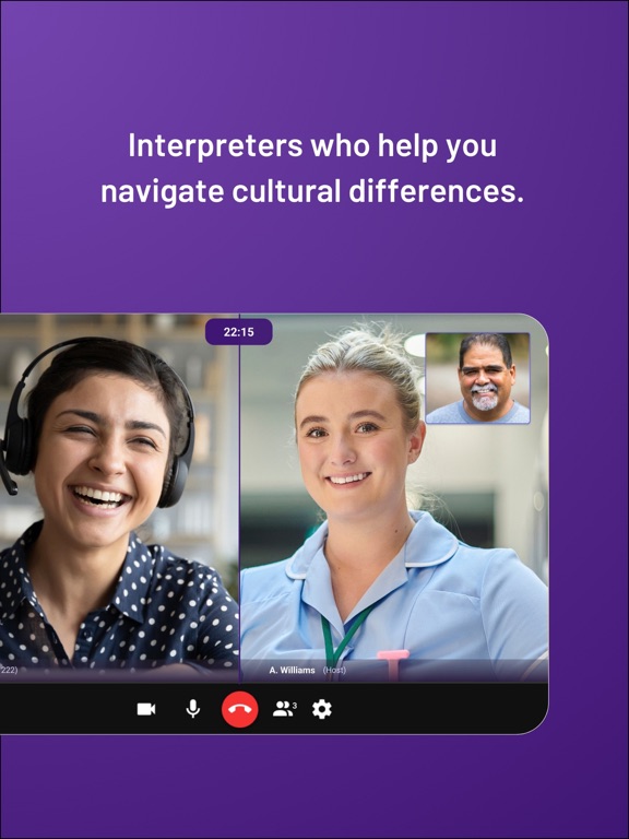 Jeenie: 24/7 Live Interpreting iPad screenshot 6 - Business app