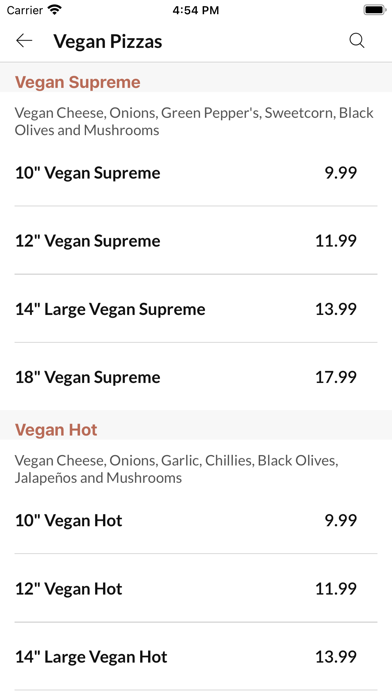 Cardiff Pizza Company Screenshot