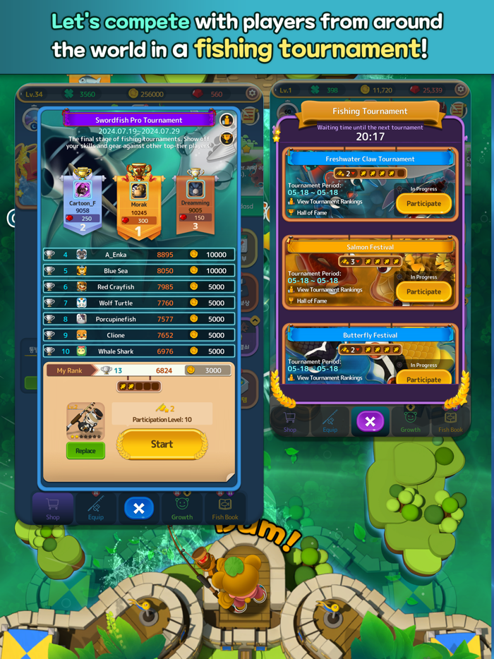 Cartoon Fishing Just for fun