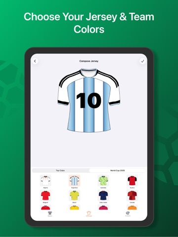 Soccer Line Up Builder 11 iPad screenshot
