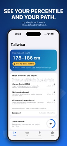 Tallwise: Height Predictor Screenshot 2 of 4