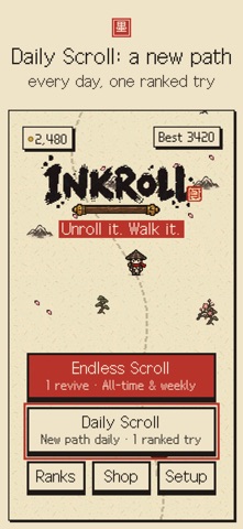 INKROLL: Scroll Walker Screenshot 4 of 6