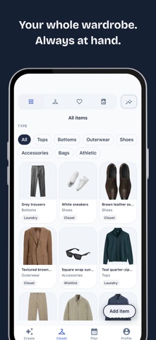 Byde · Smart Closet for Men iPhone screenshot