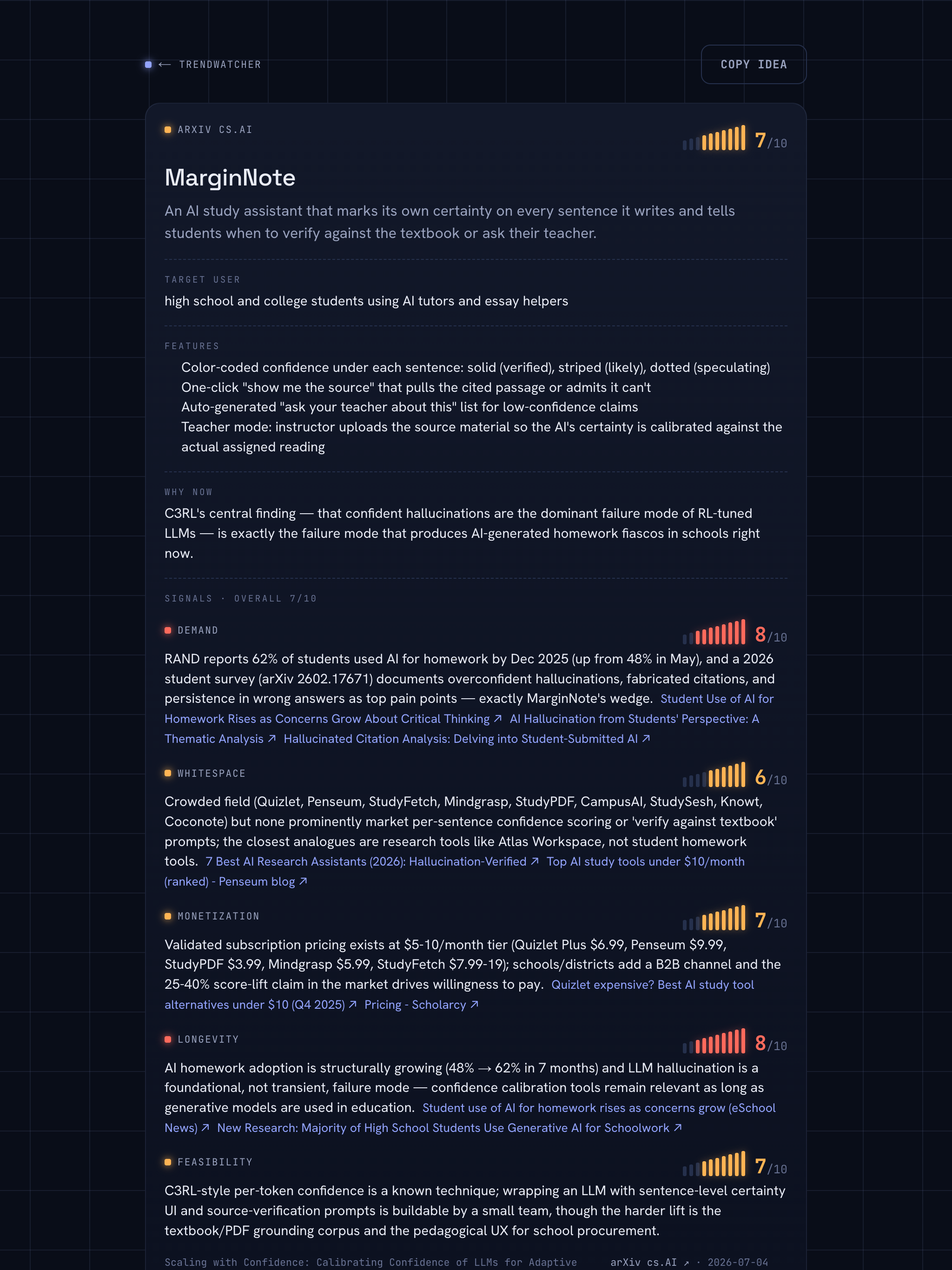 TrendWatcher: AI App Ideas screenshot 11