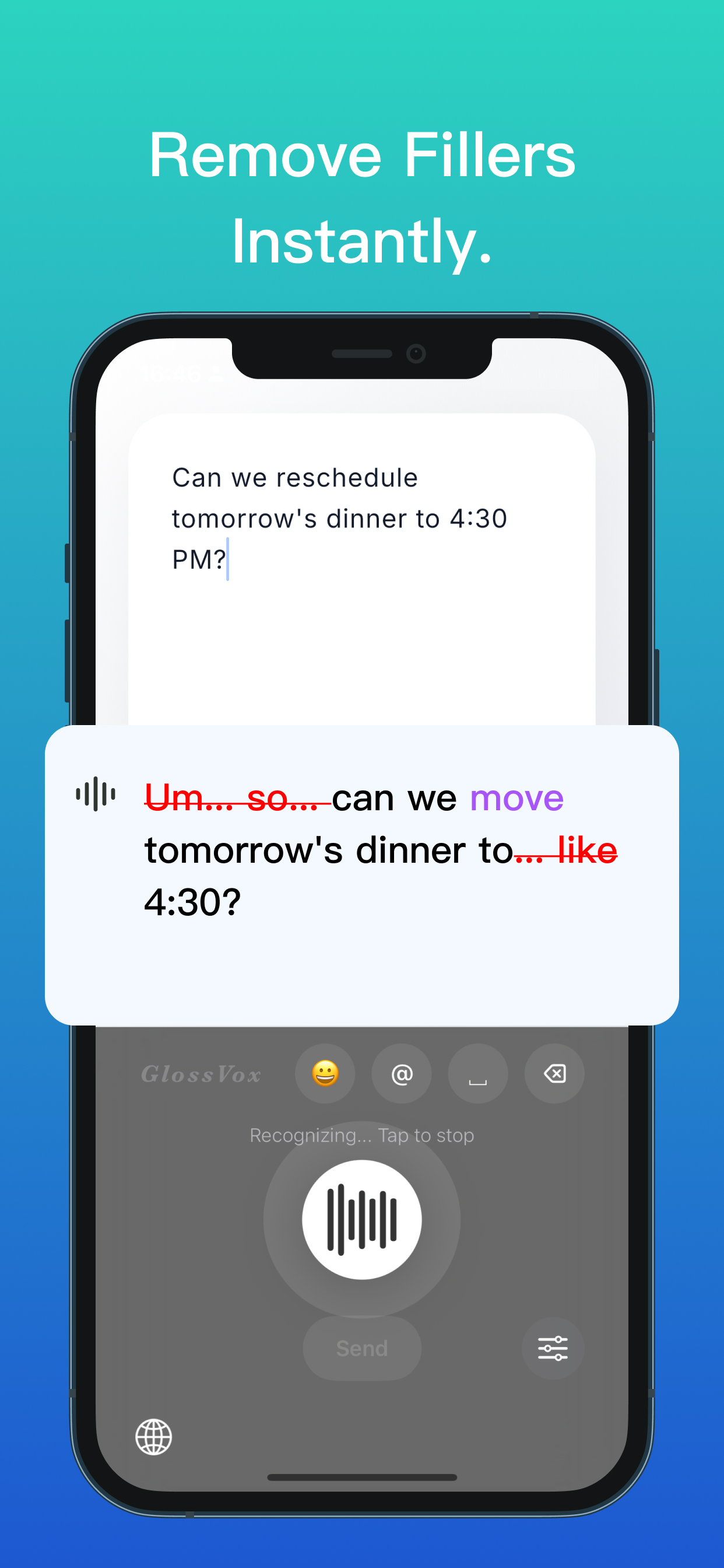 GlossVox:AI Voice Keyboard