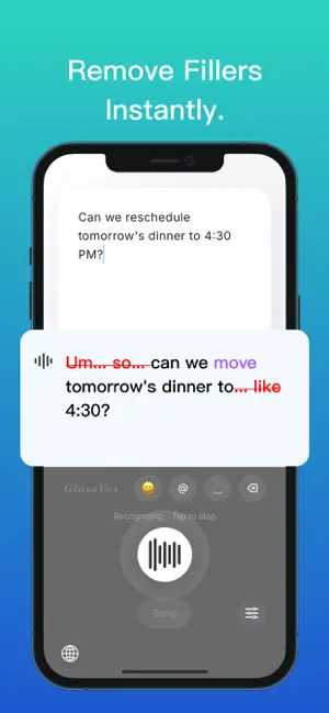 GlossVox:AI Voice Keyboard screenshot 3