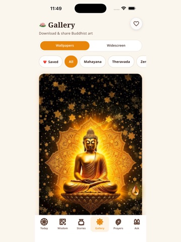 Sangha: Buddhist Companion iPad screenshot
