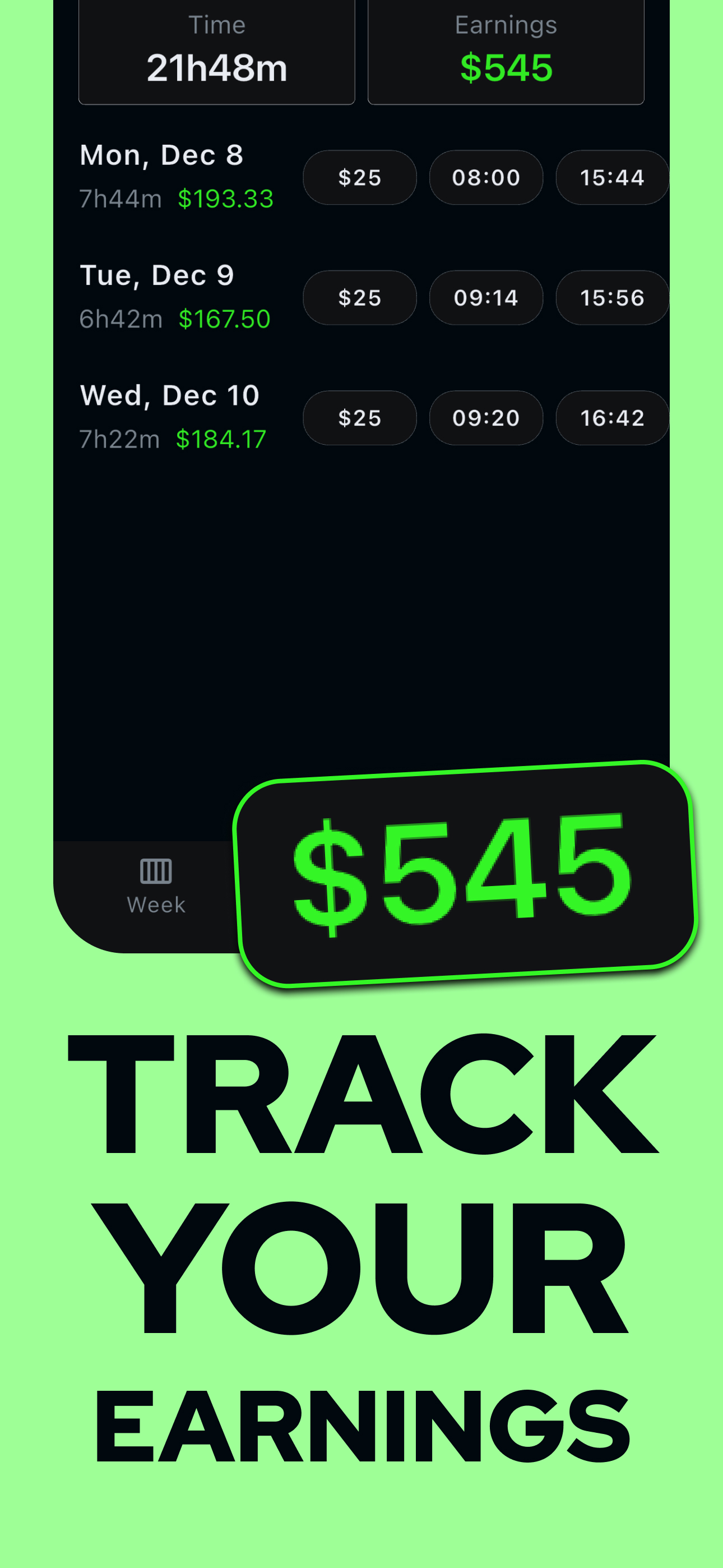 Work Hours Tracker: Timesheets screenshot 3