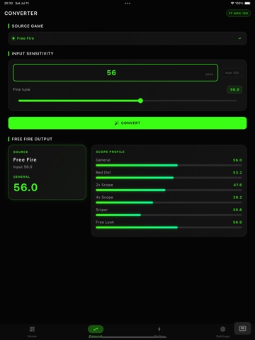 Sadx FreeStyle Pro iPad screenshot