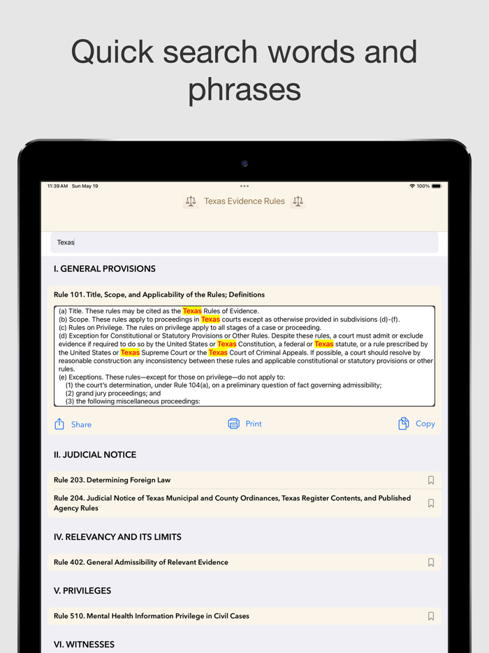 Texas Evidence Rules
