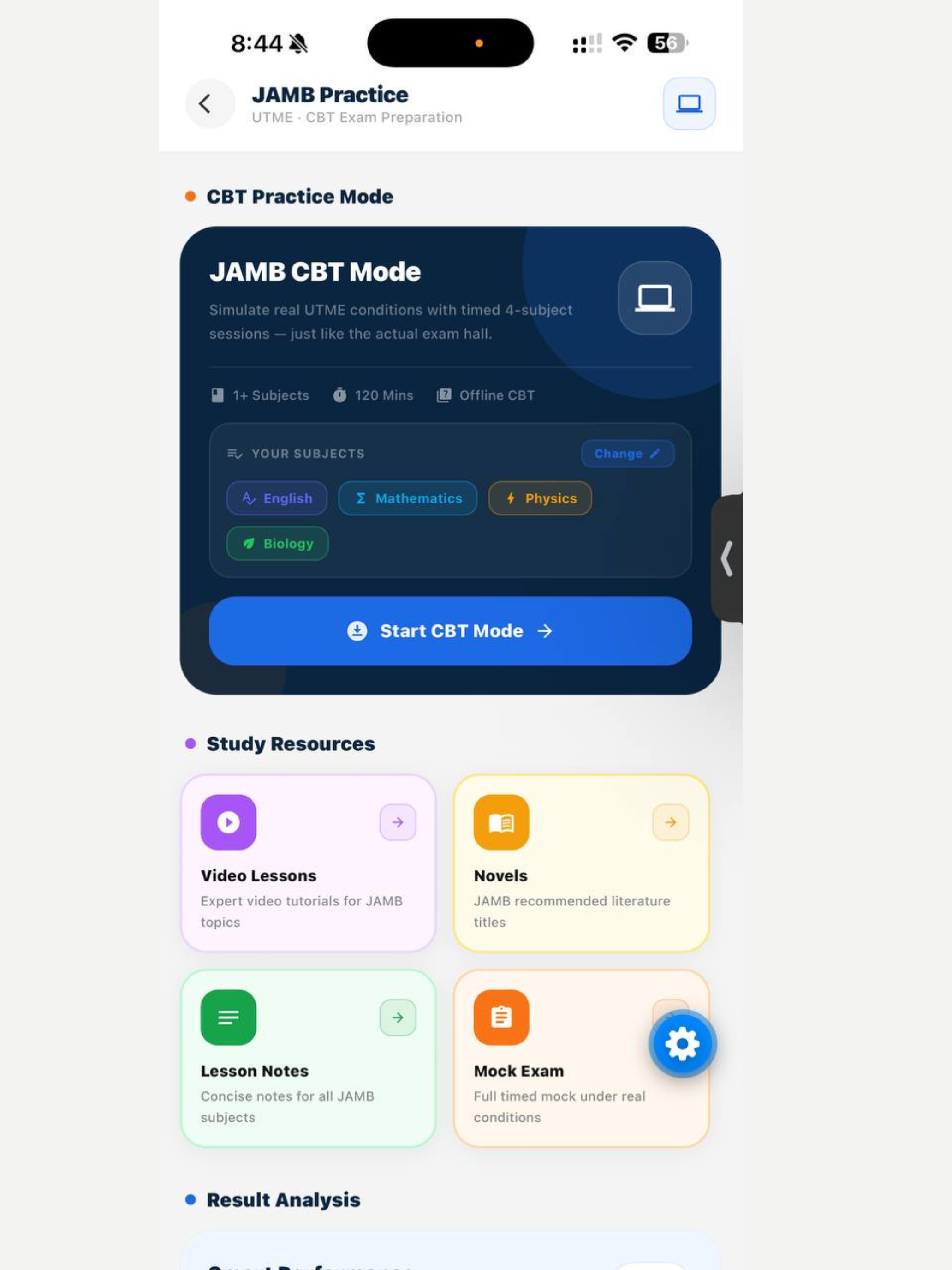 Sdash: JAMB CBT Practice screenshot 6