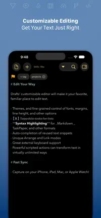 Drafts screenshot 2