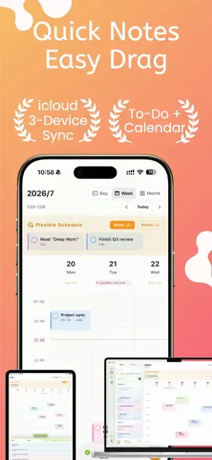 Firefly Todo - Drag Calendar screenshot 1