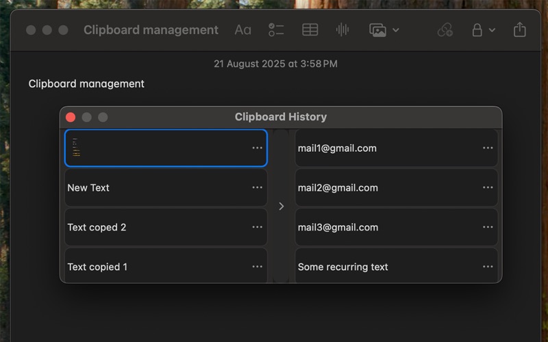 Rclipboard - copypaste manager screenshot