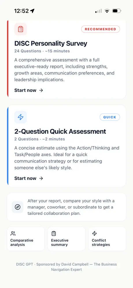 DISC Assistant App screenshot 4