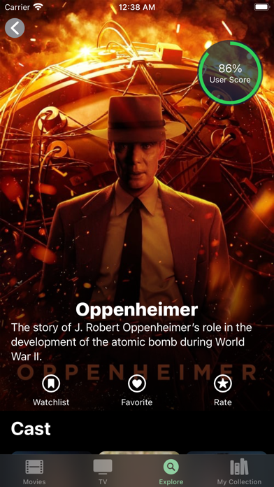 The Movie App, Movies, TV Show Screenshot