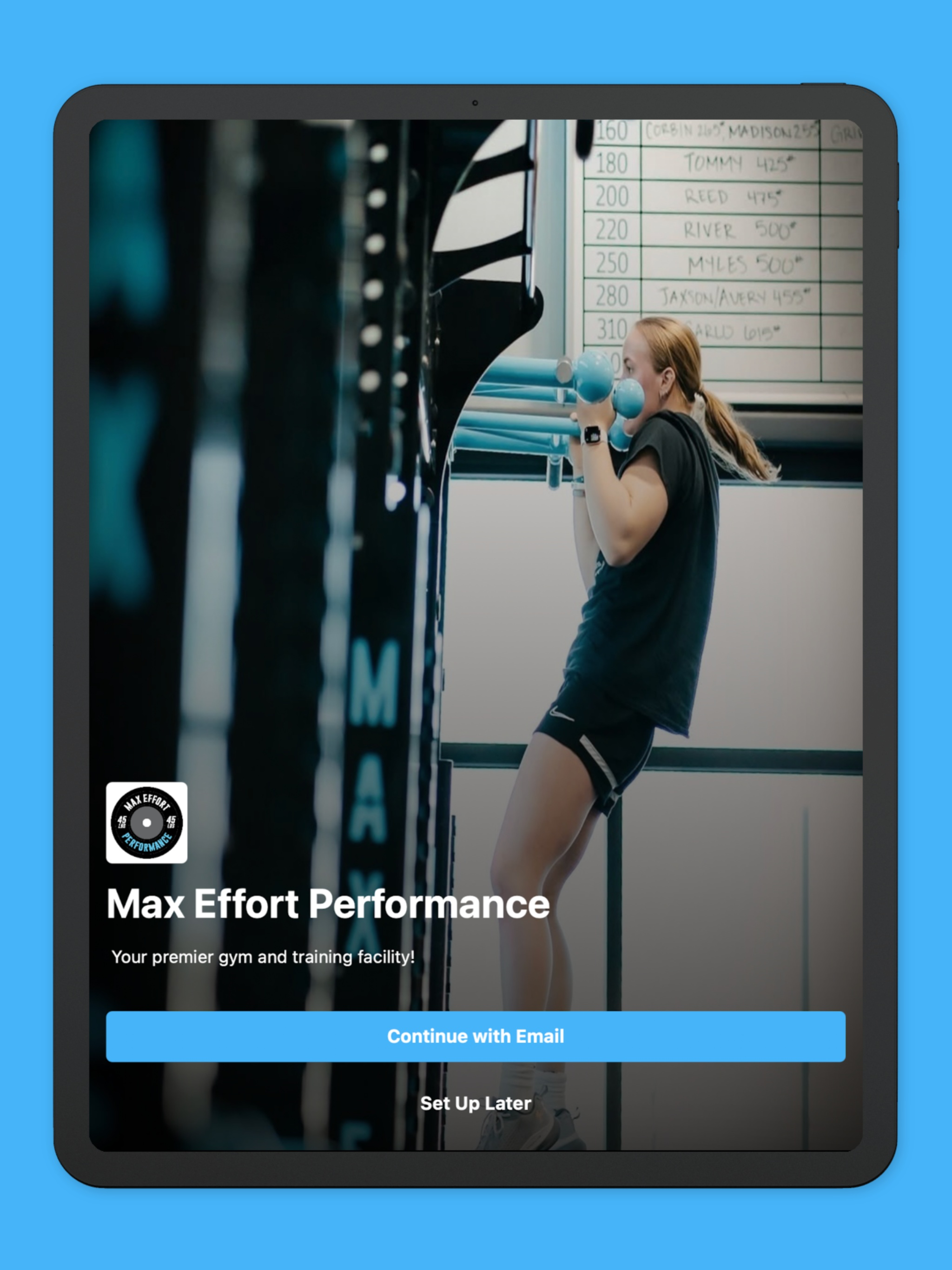 Max Effort Performance