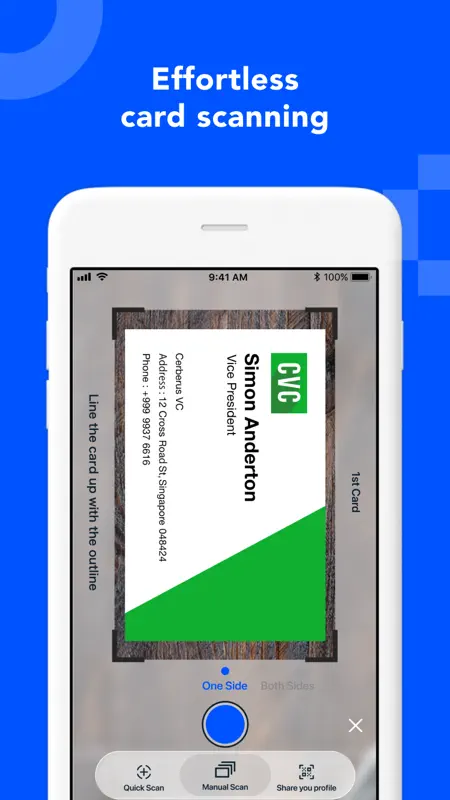 Eight: Business Card Manager screenshot 1 of 7
