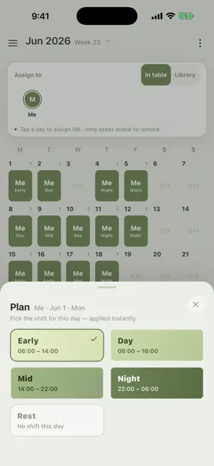 Rota - Shift Planner screenshot 2
