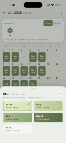 Rota - Shift Planner Screenshot 2 of 6