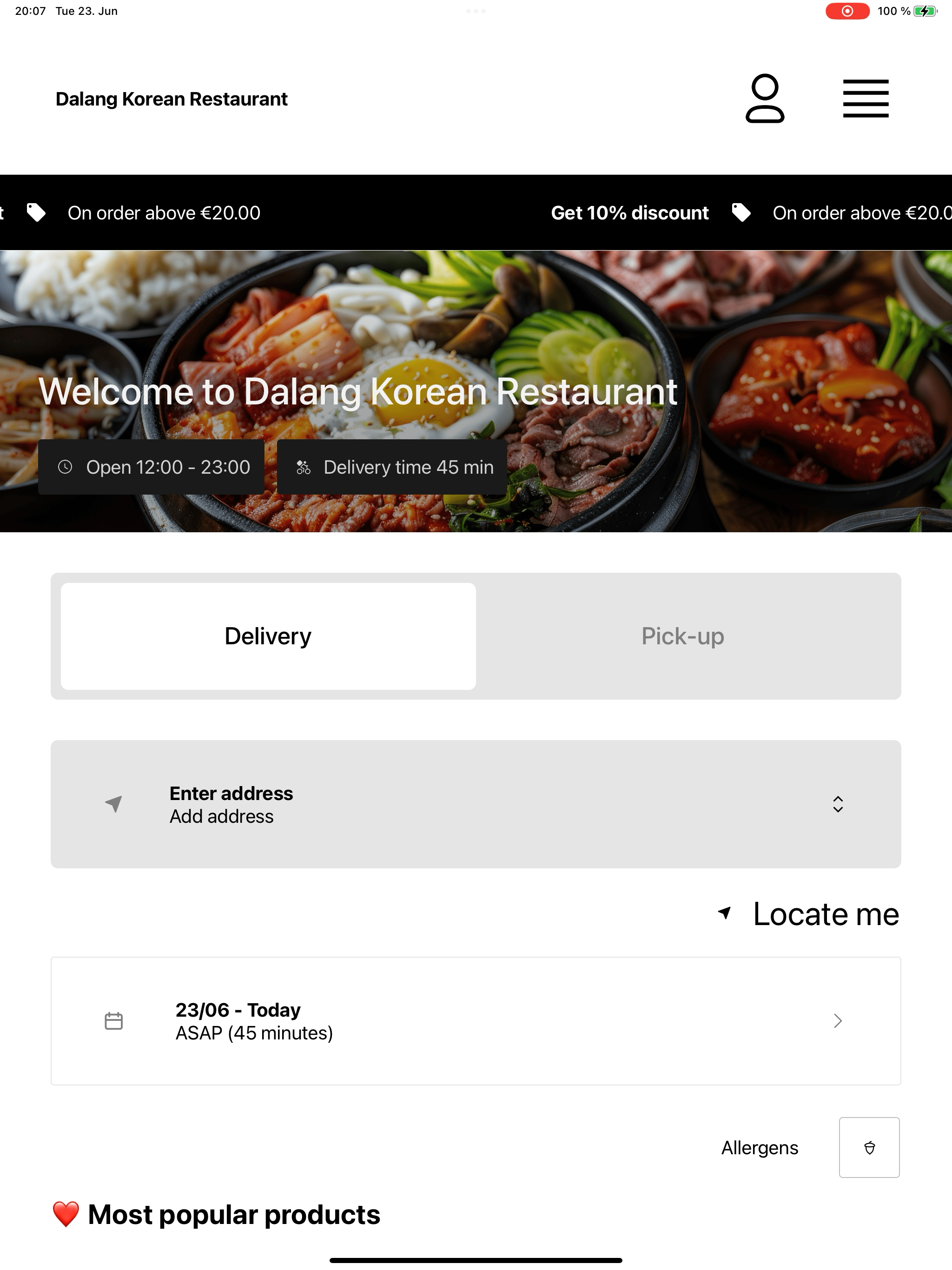 Dalang Korean Restaurant