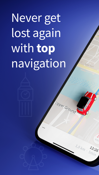 Sat Nav Maps, GPS & Traffic Screenshot