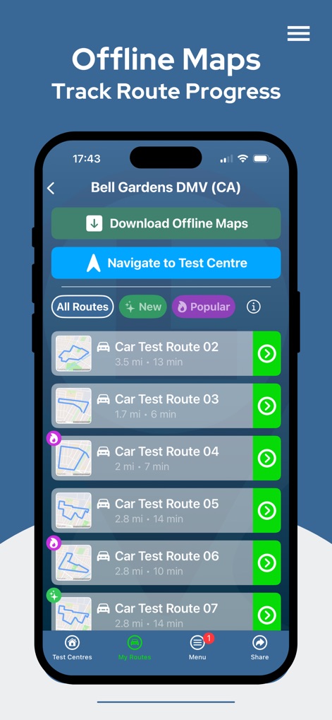 Driving Test Routes - Education App | MWM