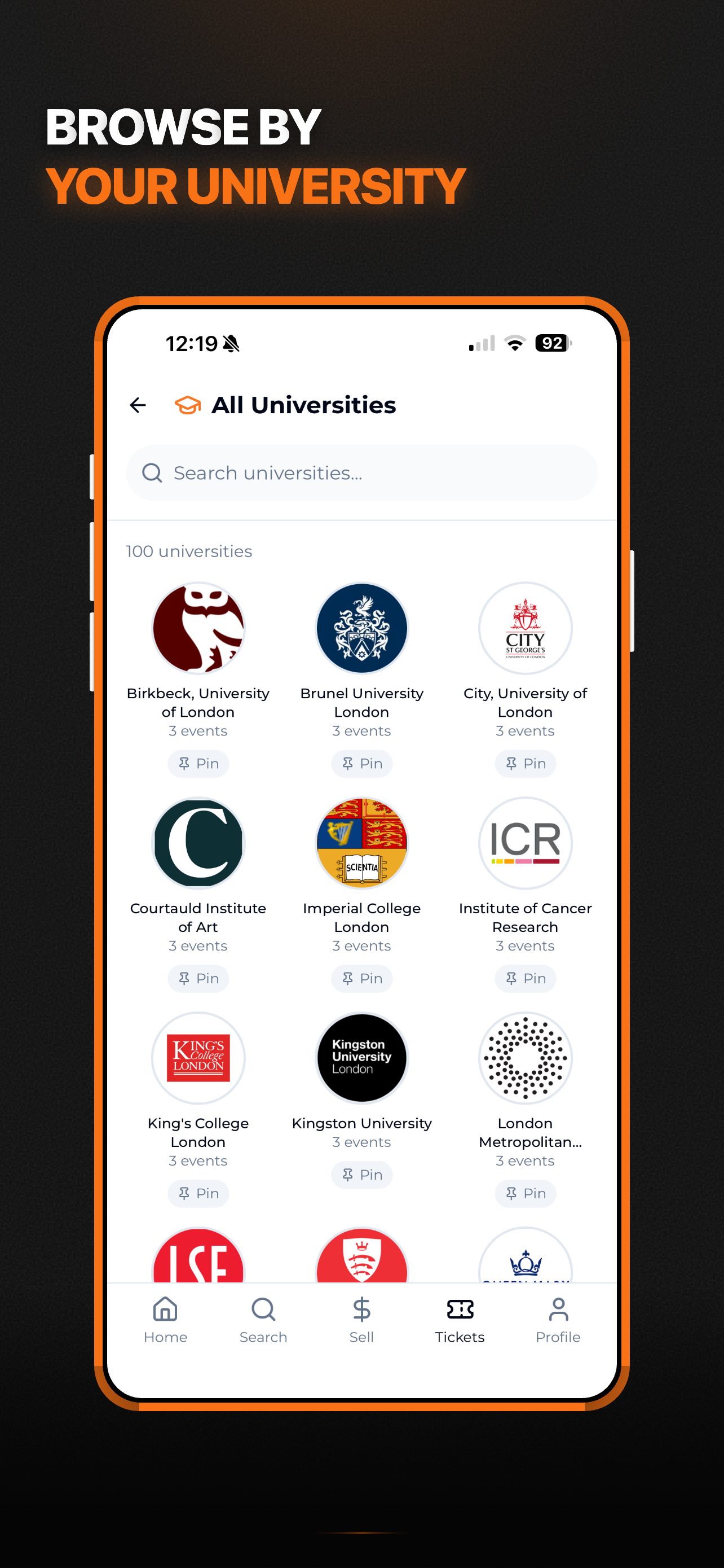 SocialDealr - Uni Ticketing