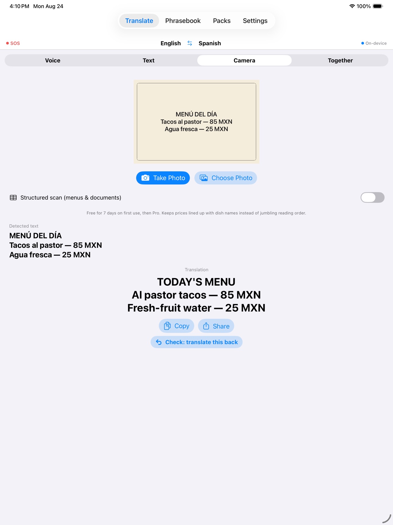 Screenshot 8 of PlainSpeak - Translator