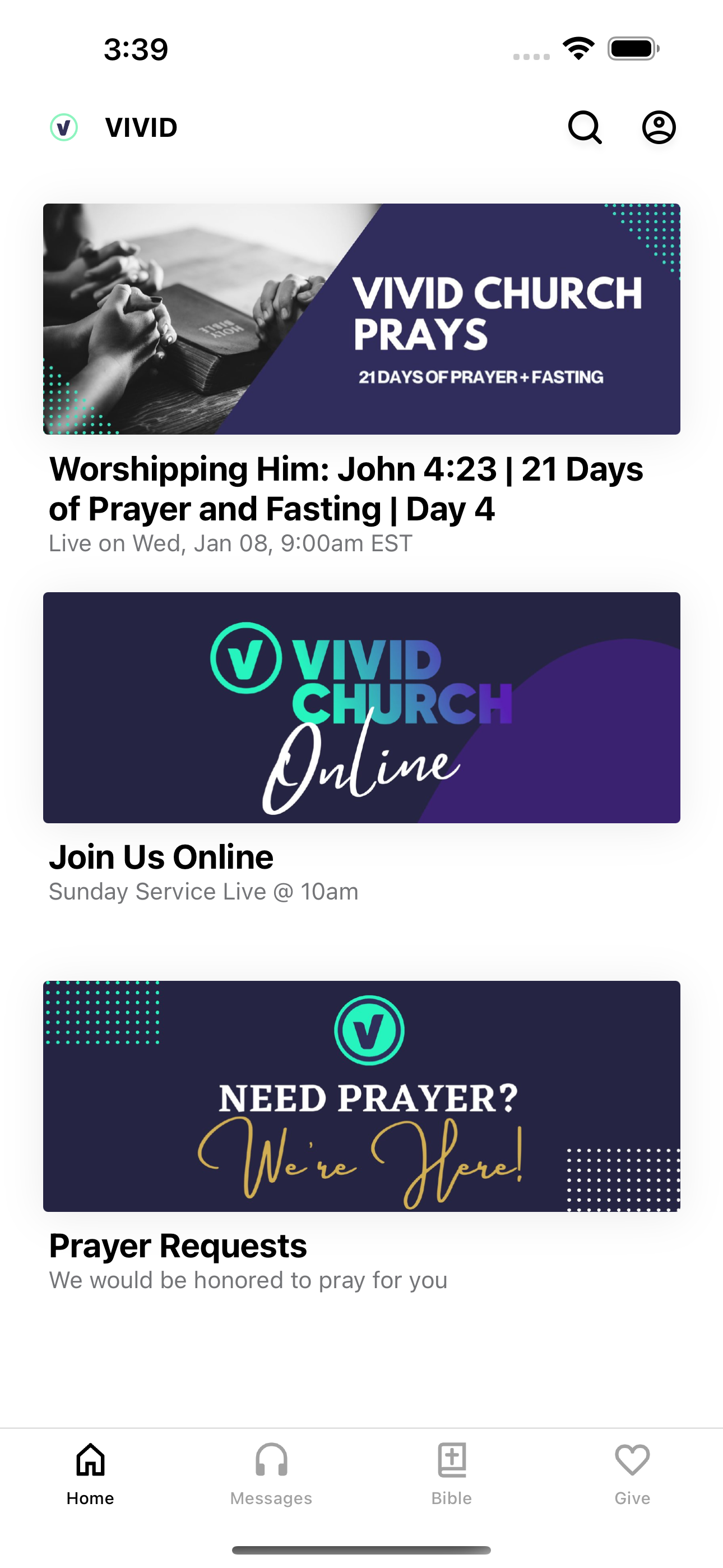 We Are Vivid Church