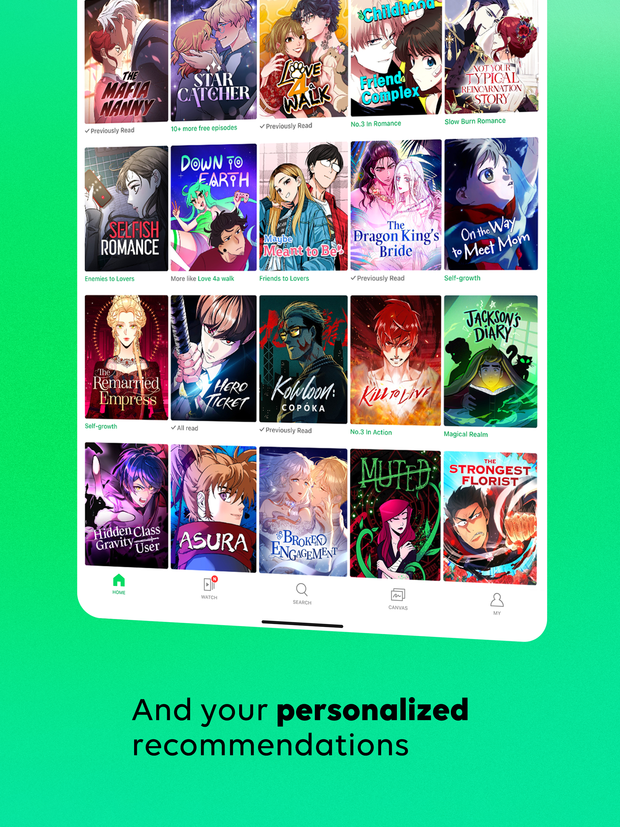 WEBTOON: Manga, Comics, Manhwa screenshot 14
