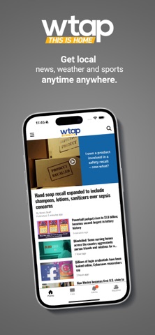 WTAP Now app screenshot