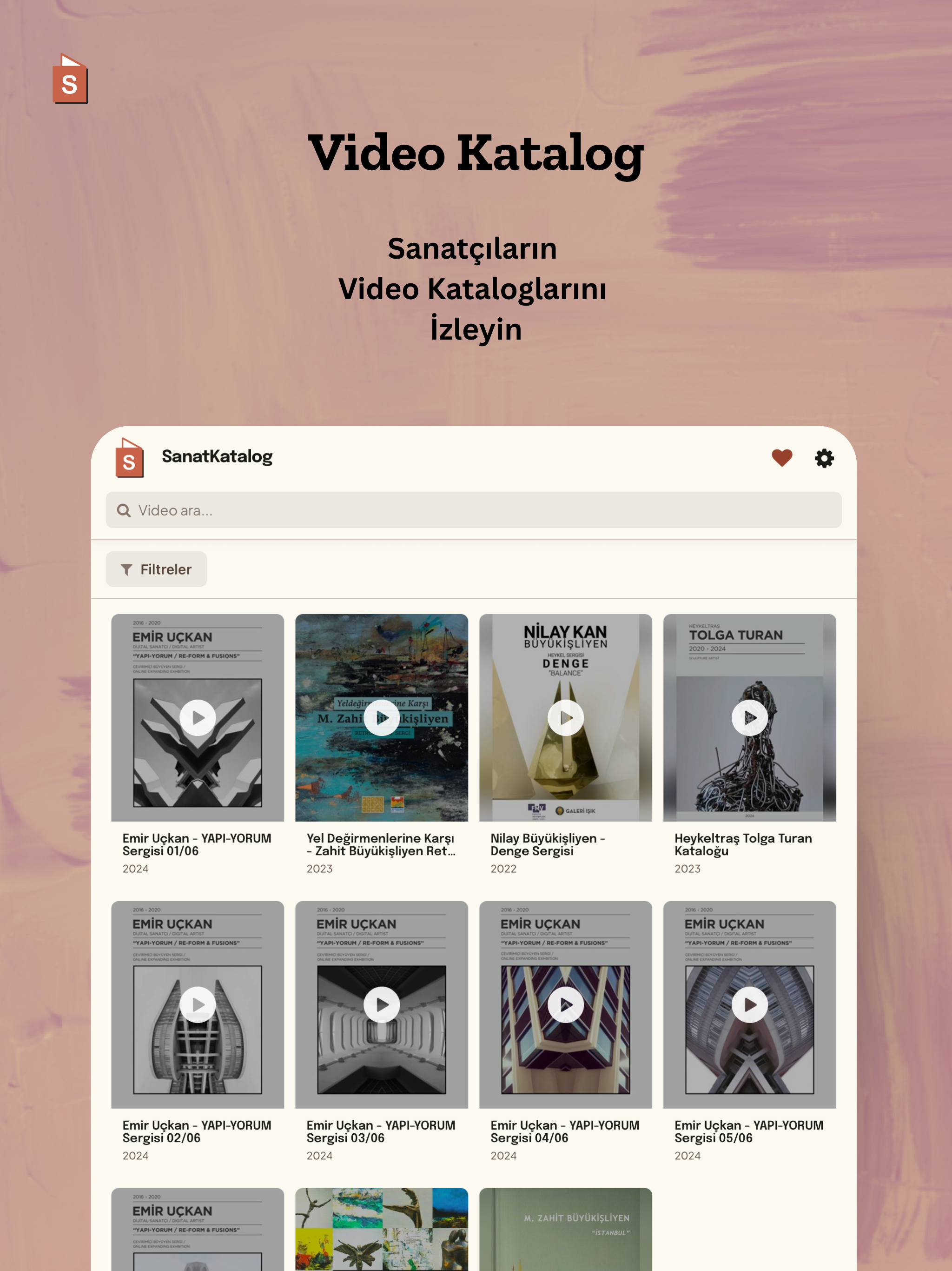 Sanat Katalog: Sergi, Video