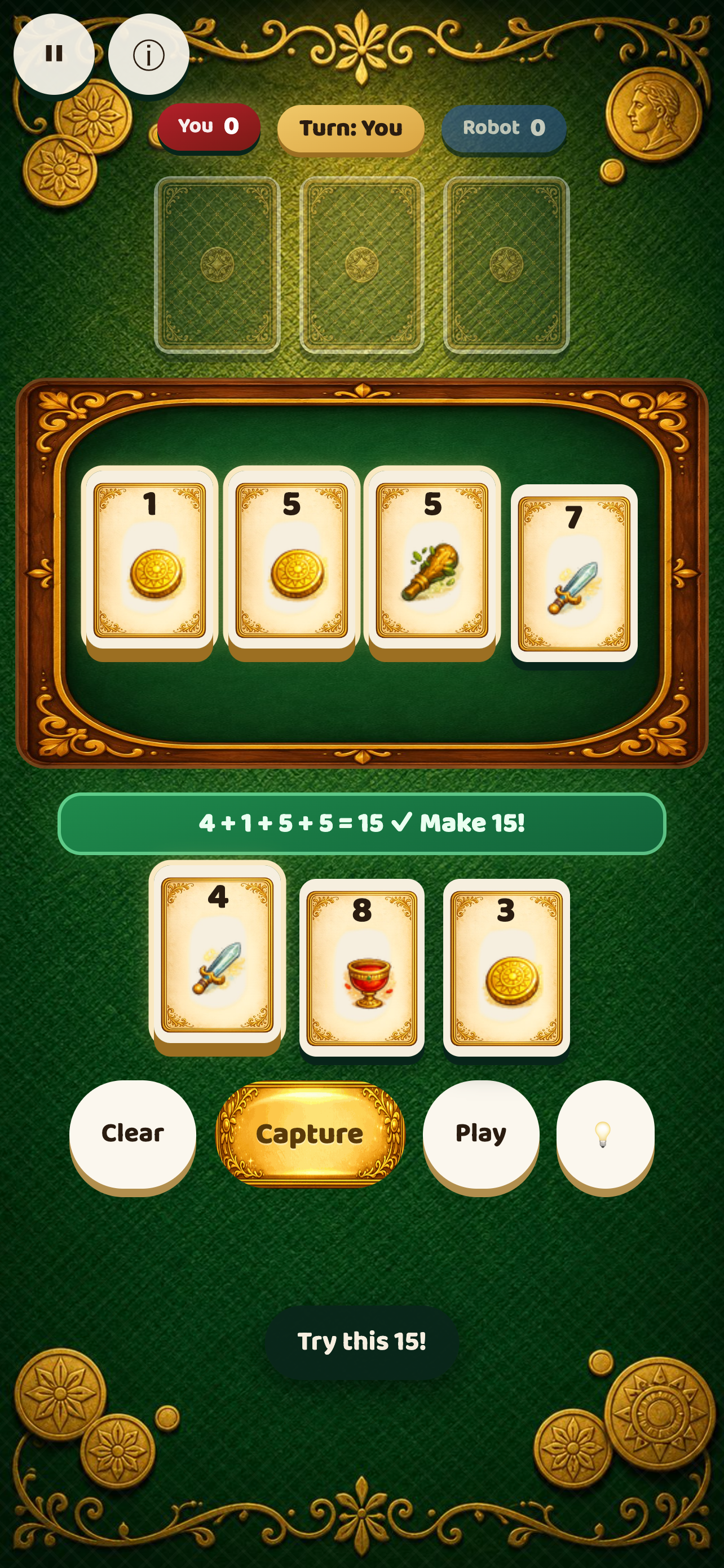 Escoba: Make 15 screenshot 7