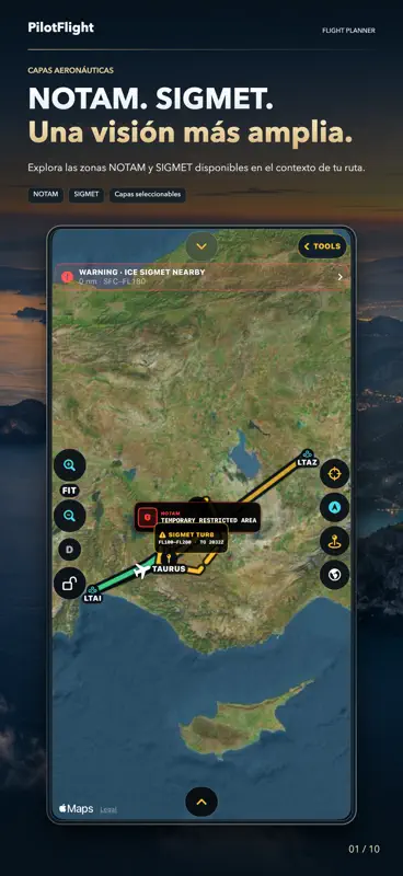 PilotFlight: Flight Planner screenshot 1 of 10