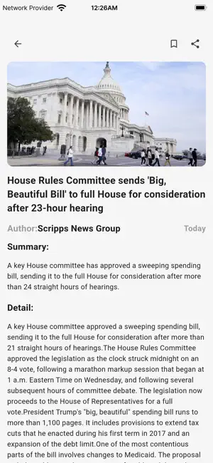BlissInfo News screenshot 2