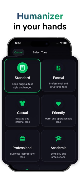 Humanize AI: Paraphrase Tool Screenshot 6 of 6