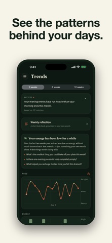 Mood Journal & Emotion Tracker iPhone screenshot