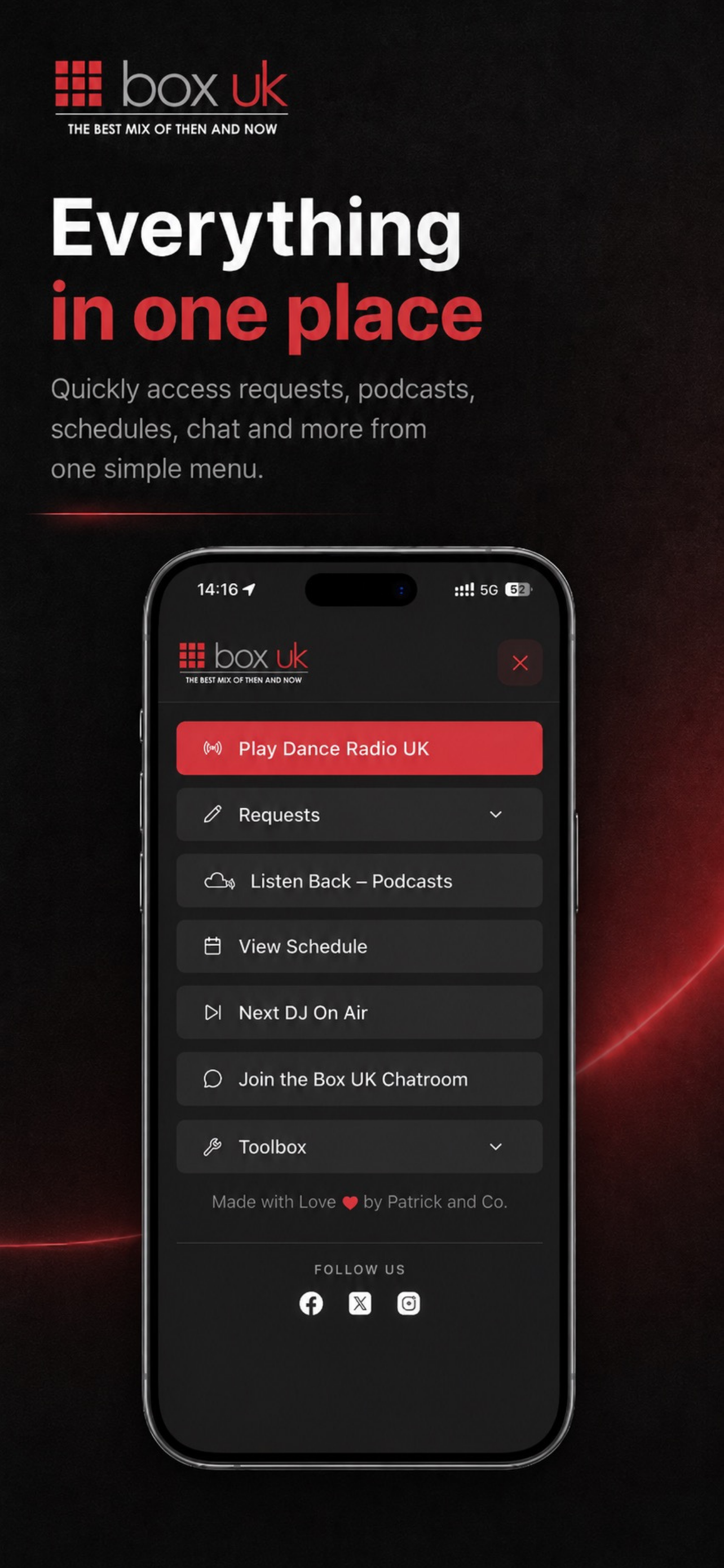 Box UK & Dance Radio UK screenshot 3