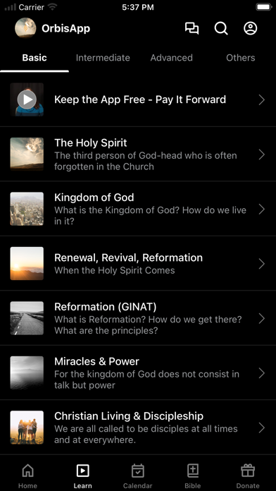 Orbis Ministries Screenshot