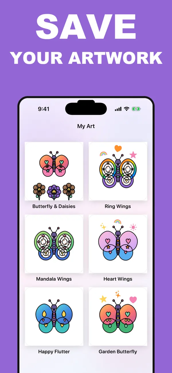 Screenshot #2 pour Butterfly Coloring Kids