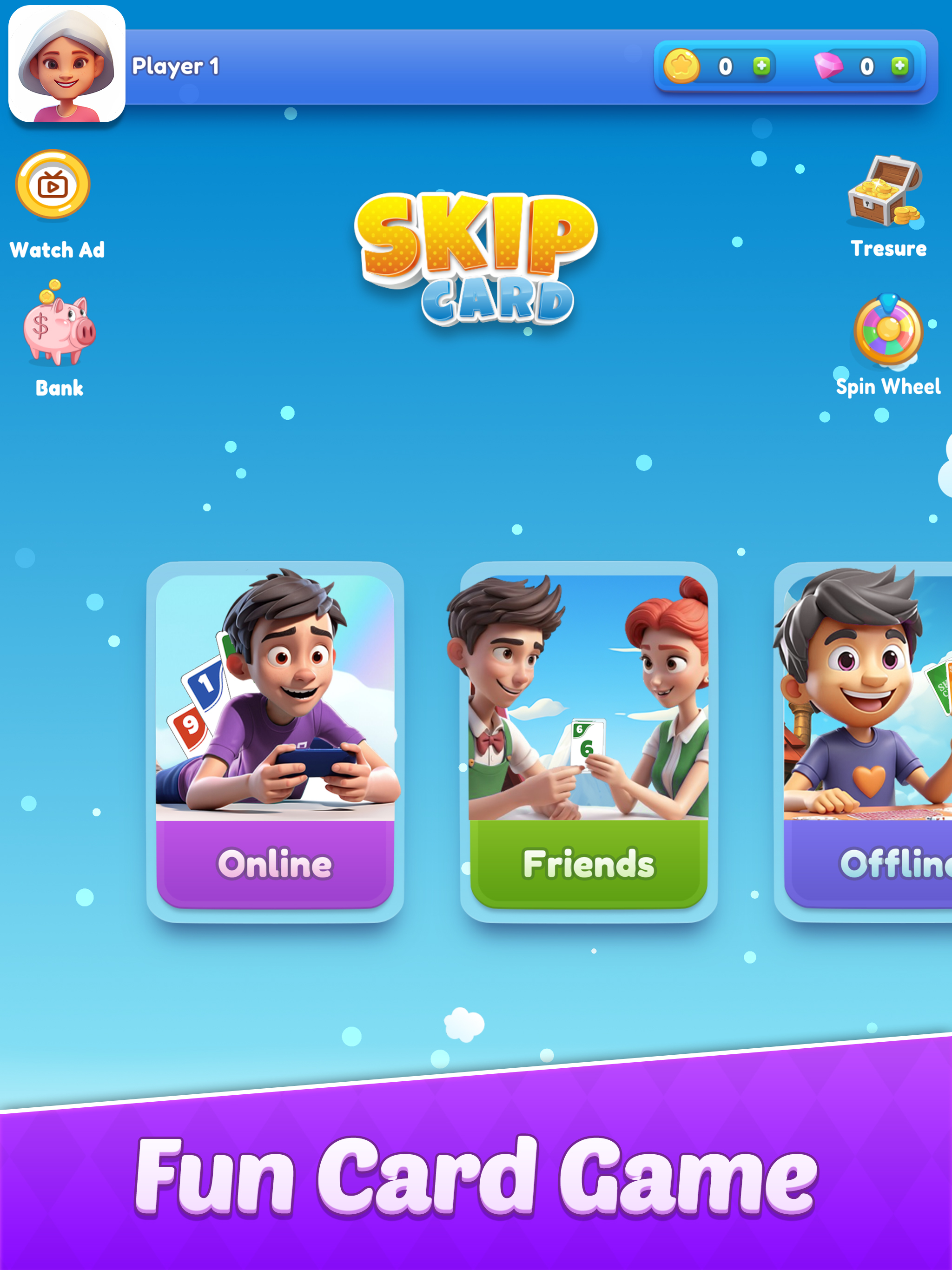 Skip Card : Fun Solitaire Game screenshot 7