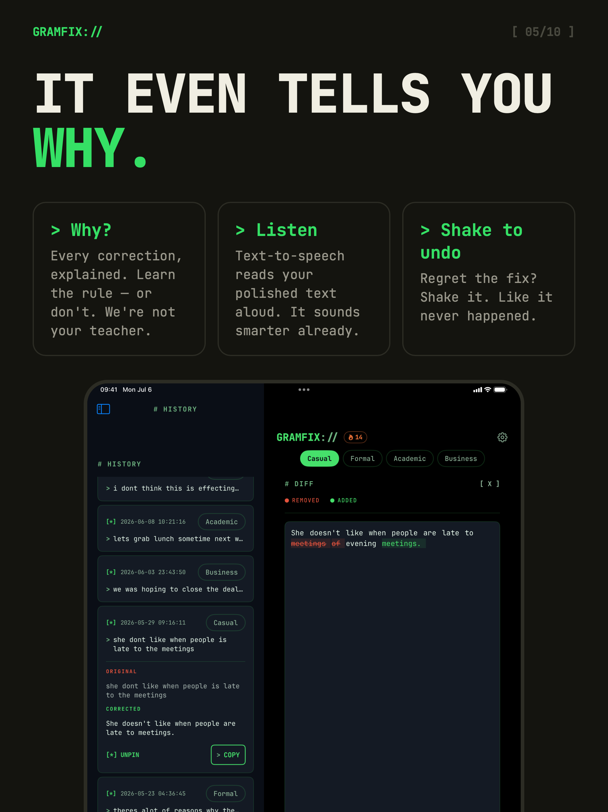 AI Grammar Fixer : Gramfix screenshot 15