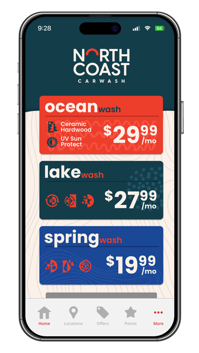 North Coast Car Washes Screenshot