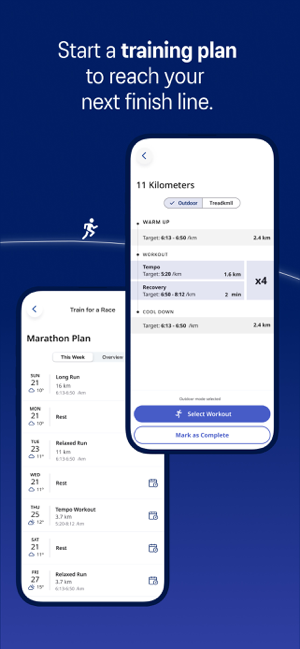 ASICS Runkeeper - Running App Screenshot