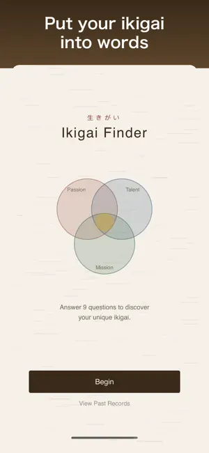 Ikigai Finder: Life Purpose screenshot 1