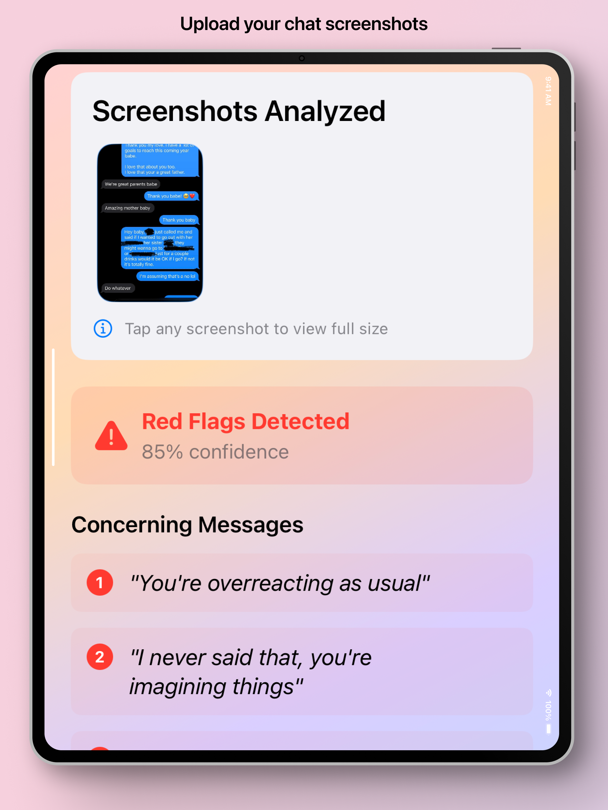 RedFlag AI Dating Wizard screenshot 5