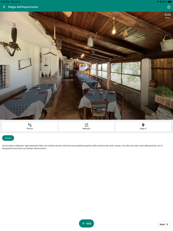 Riviera Cristallina iPad screenshot 3 - Travel app